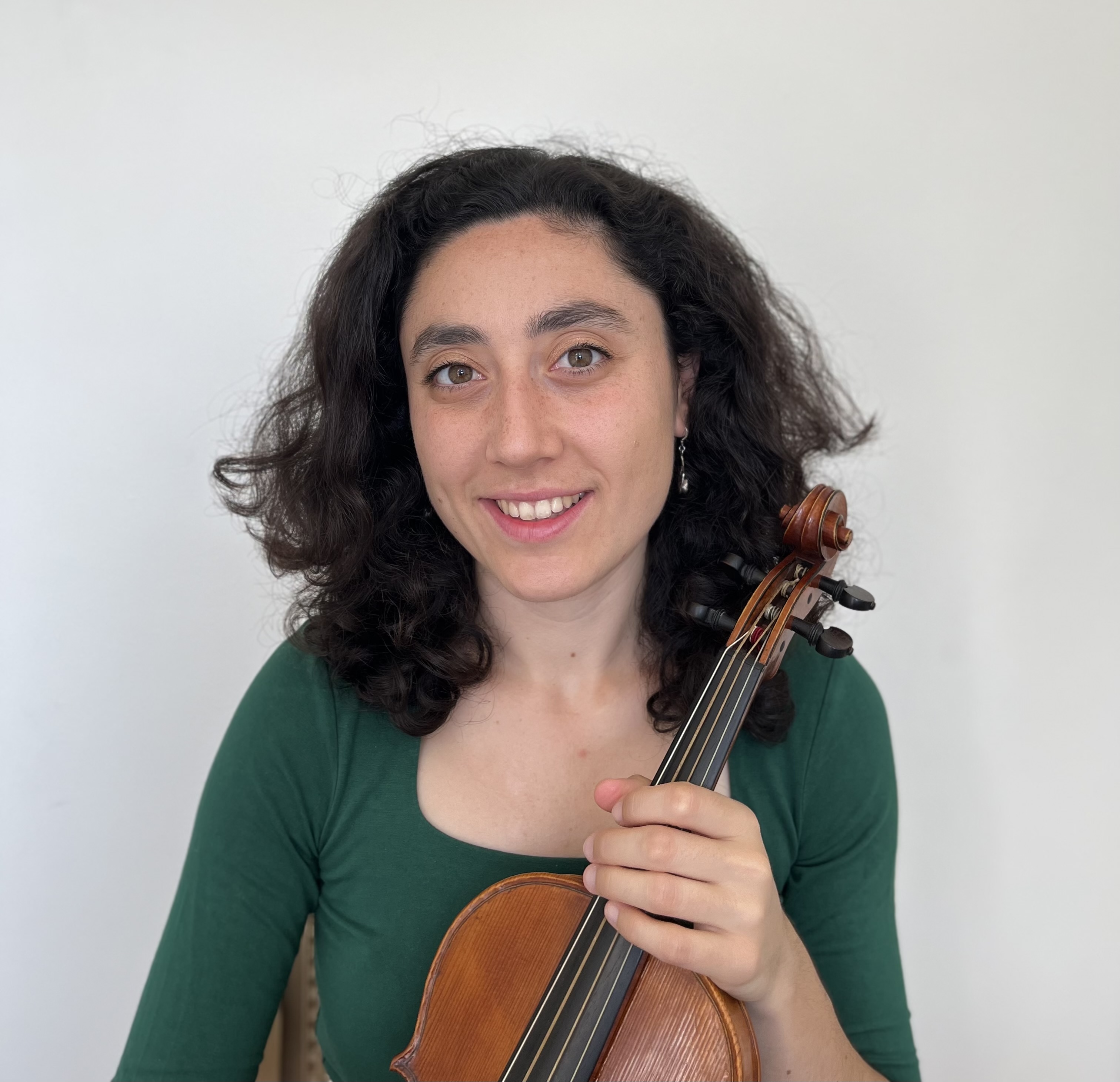 Portrait de Ilana Ledermann, Barockvioline